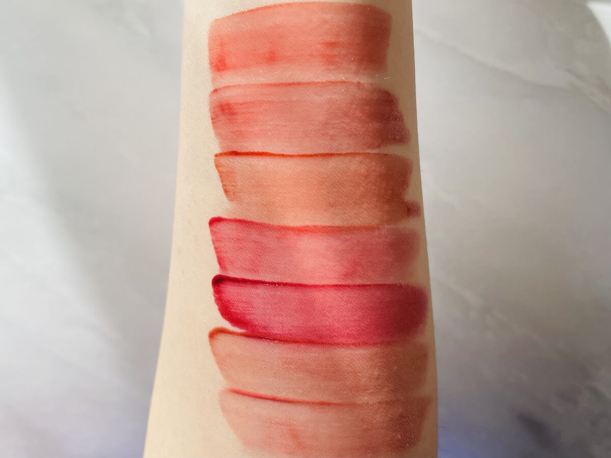 デュイフルウォーターティント 04 チリアップ/rom&nd/リップティントを使ったクチコミ（3枚目）