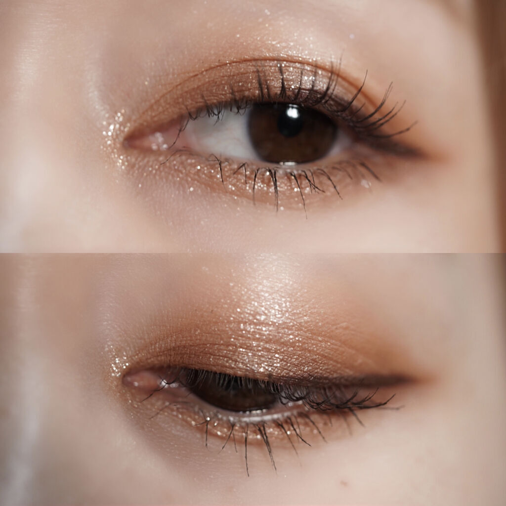 Love Bear 9色 アイシャドウパレット ヘーゼルナッツココア/FlowerKnows/アイシャドウパレットを使ったクチコミ（3枚目）