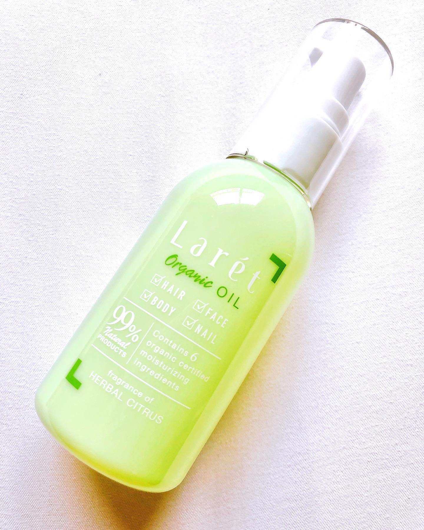 オーガニックオイル/Laret/ヘアオイルを使ったクチコミ（1枚目）