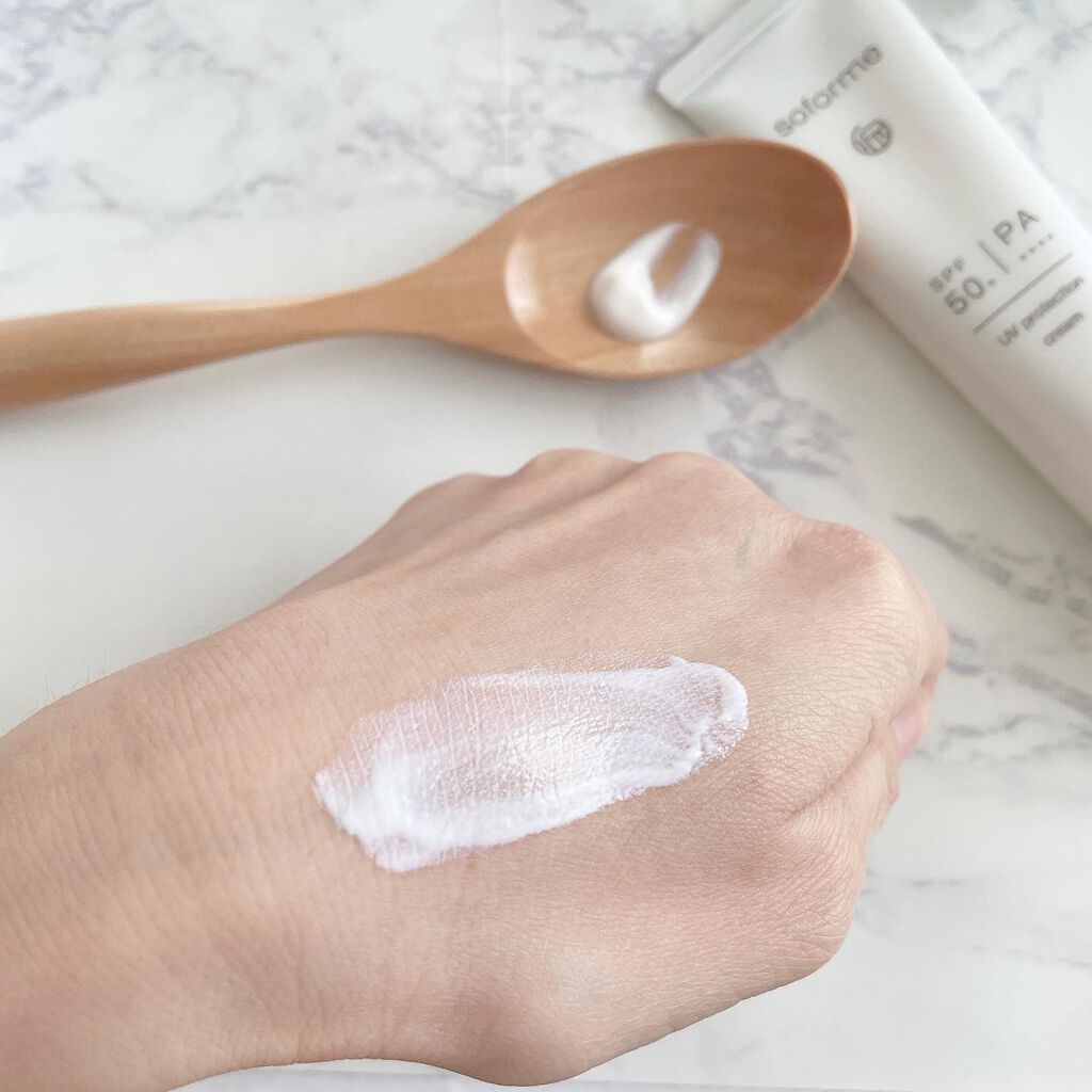 紫外線対策ミルク/soforme/日焼け止めミルクを使ったクチコミ（3枚目）