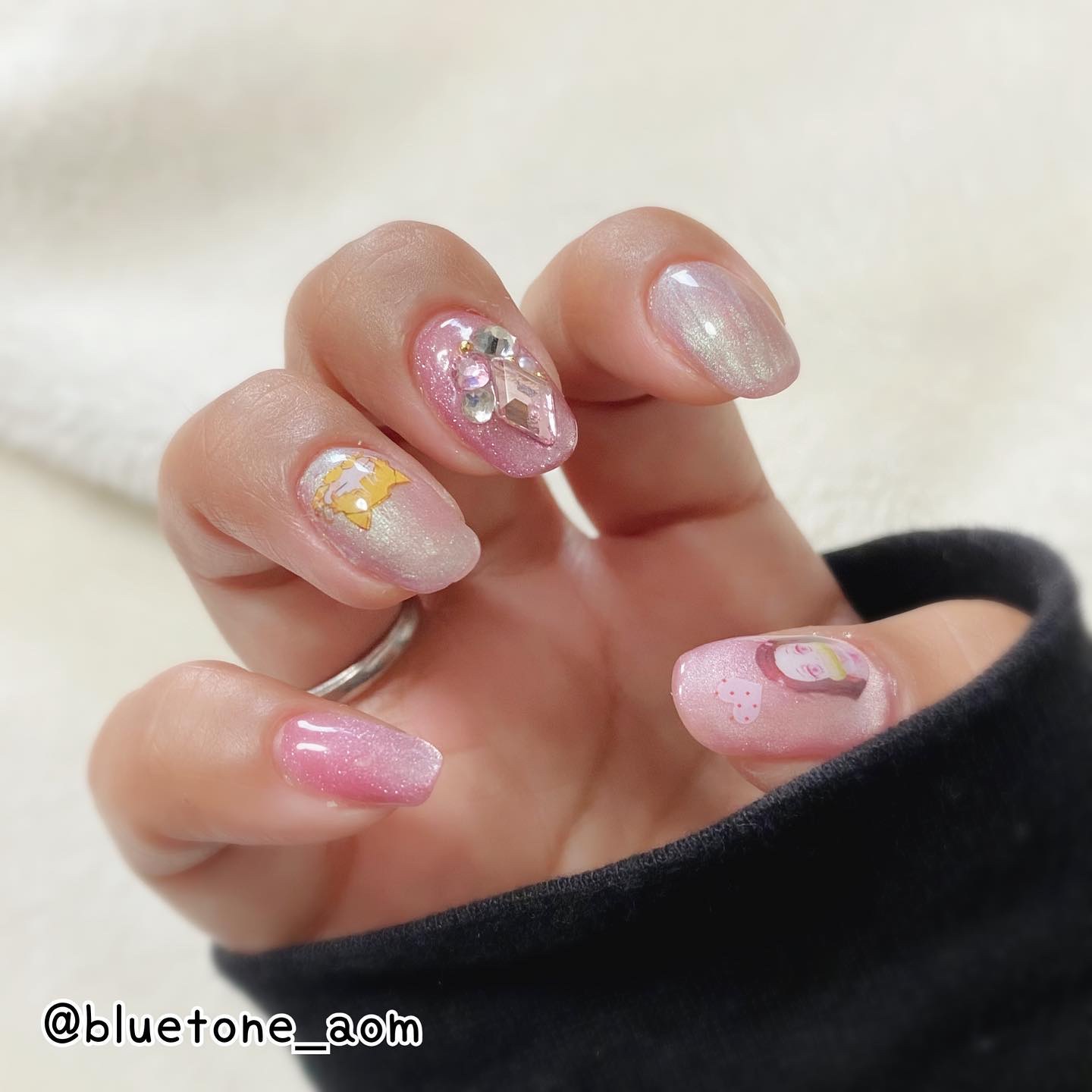 グロッシーノンワイプトップジェル/NAILTOWN/ジェルネイルを使ったクチコミ（2枚目）