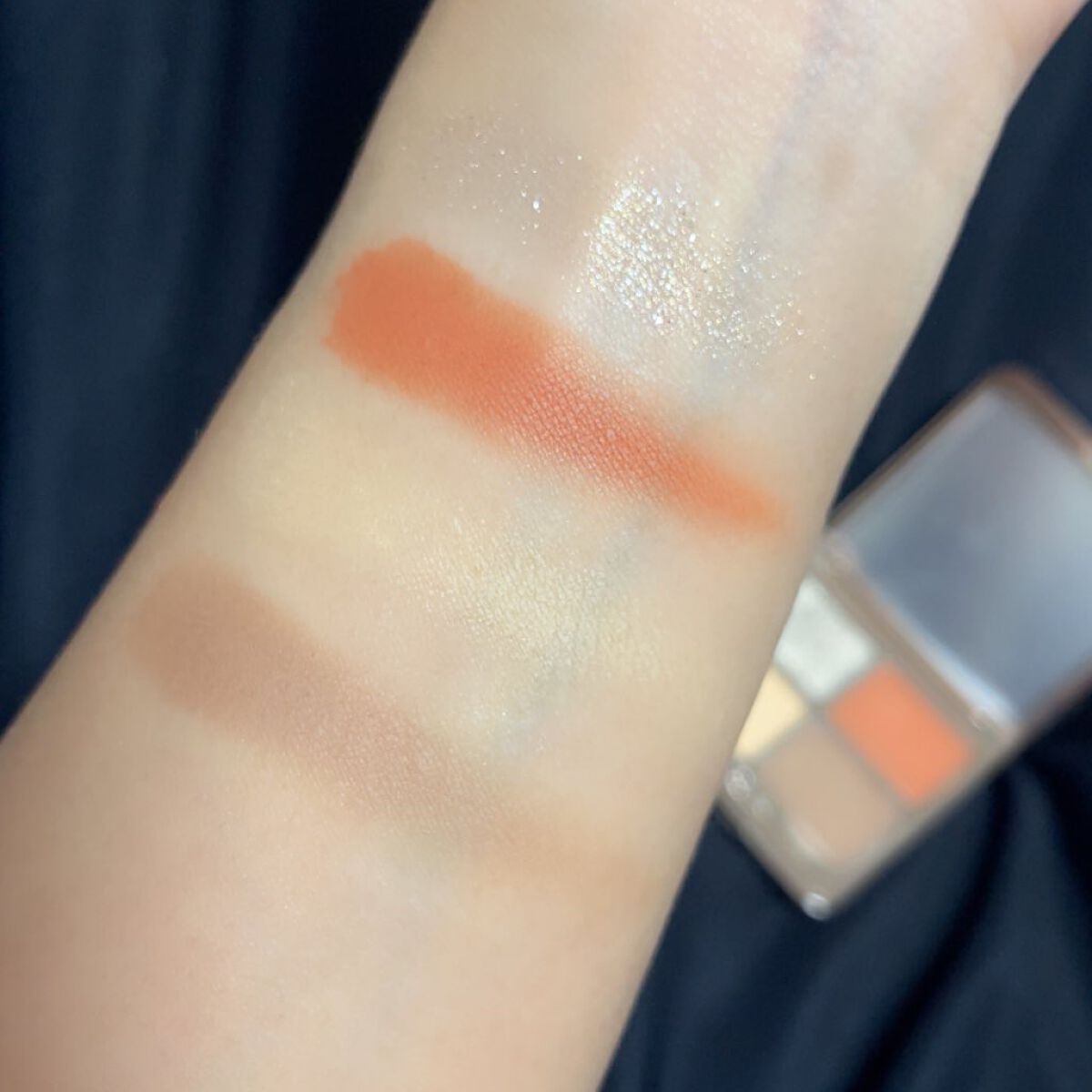 アニマルアイシャドウ(4シェード) D02 素直/ZEESEA/アイシャドウパレットを使ったクチコミ（3枚目）