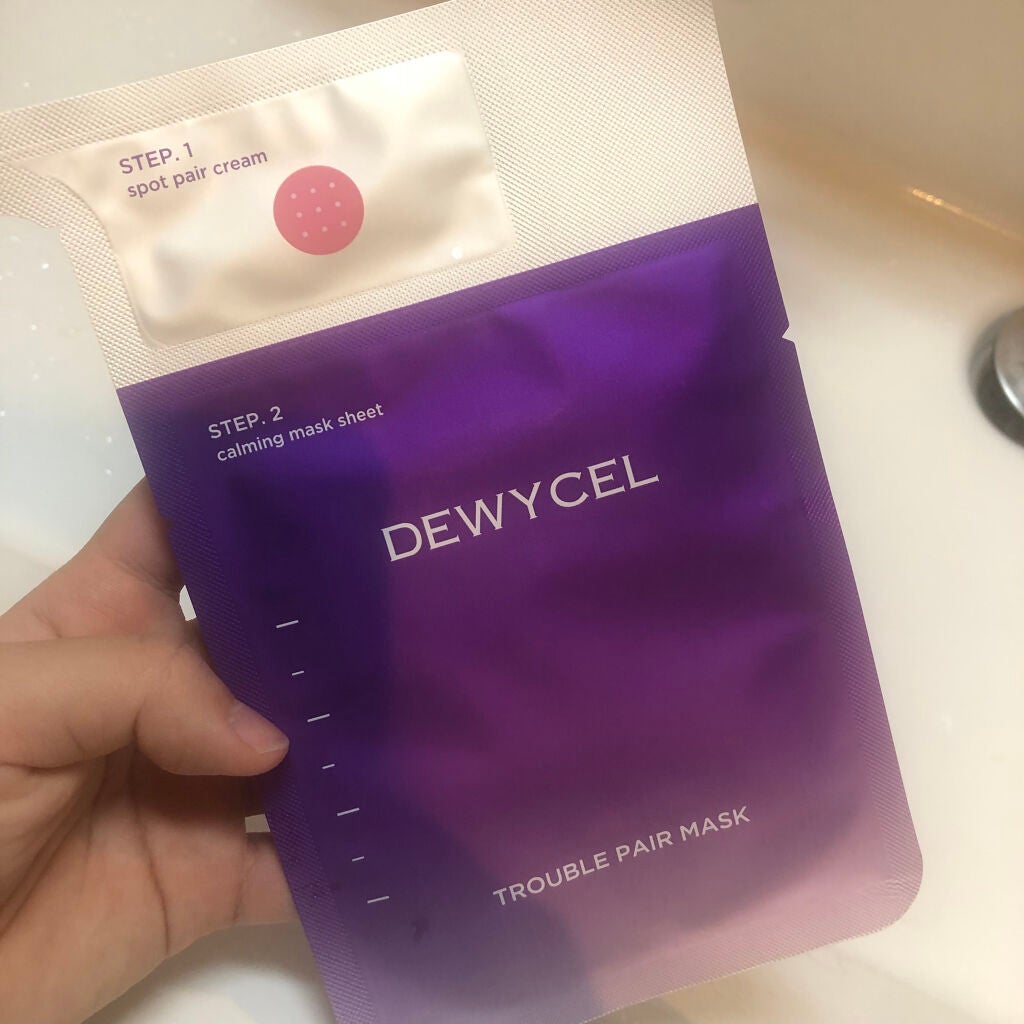 トラブルペアーマスク/DEWYCEL/シートマスク・パックを使ったクチコミ(3枚目)