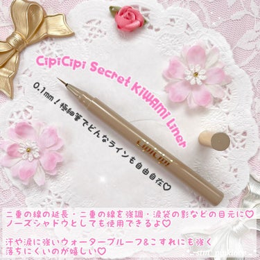 グリッターイルミネーションライナー/CipiCipi/リキッドアイライナーを使ったクチコミ（9枚目）