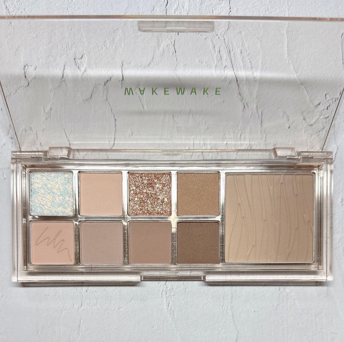 ミックスブラーリングアイパレット/wakemake/マルチパレットを使ったクチコミ(2枚目)