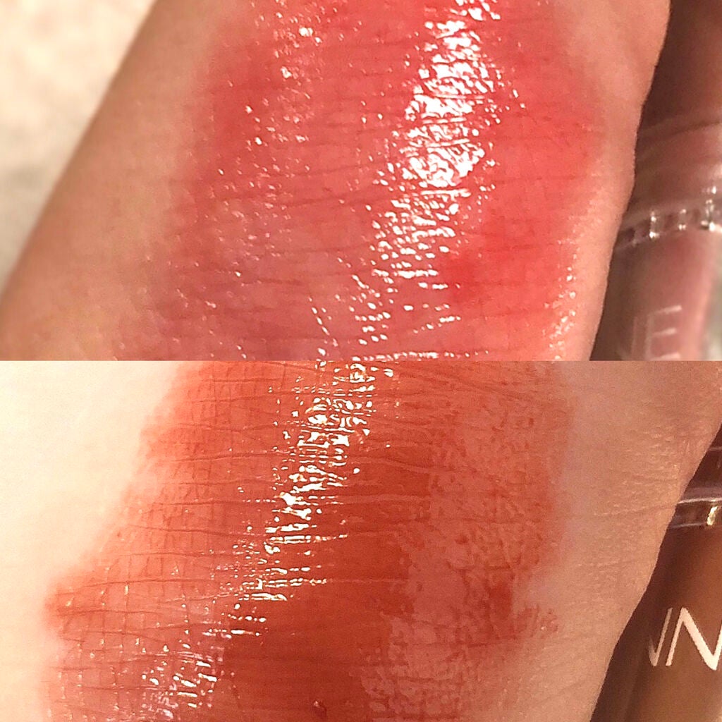 ラスティンググロスリップ/CEZANNE/口紅を使ったクチコミ(3枚目)