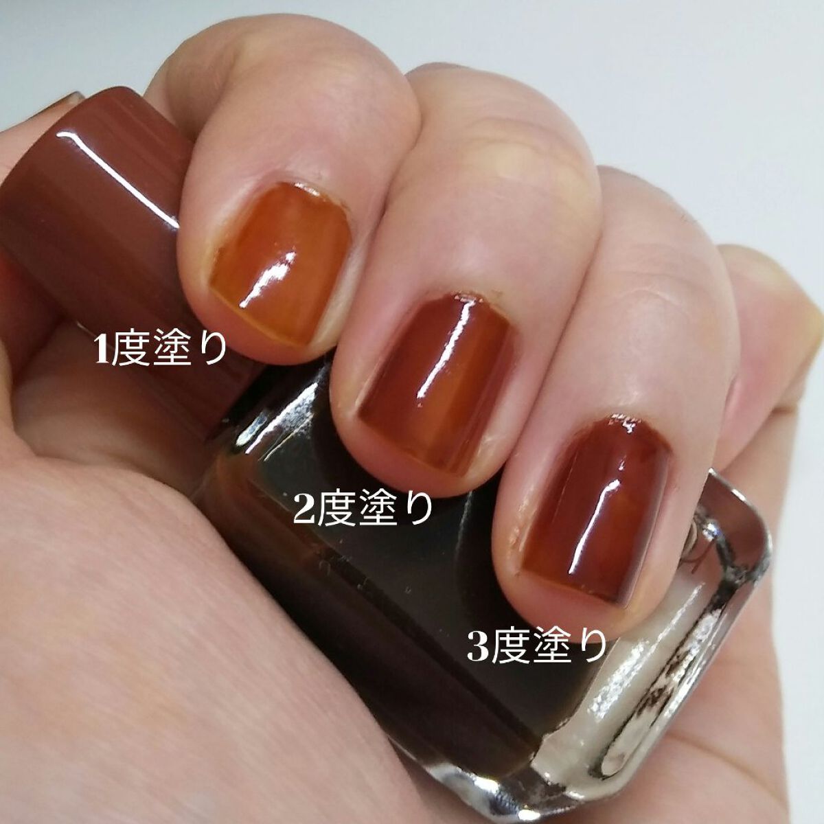 ムードペブルネイル/rom&nd/マニキュアを使ったクチコミ(3枚目)