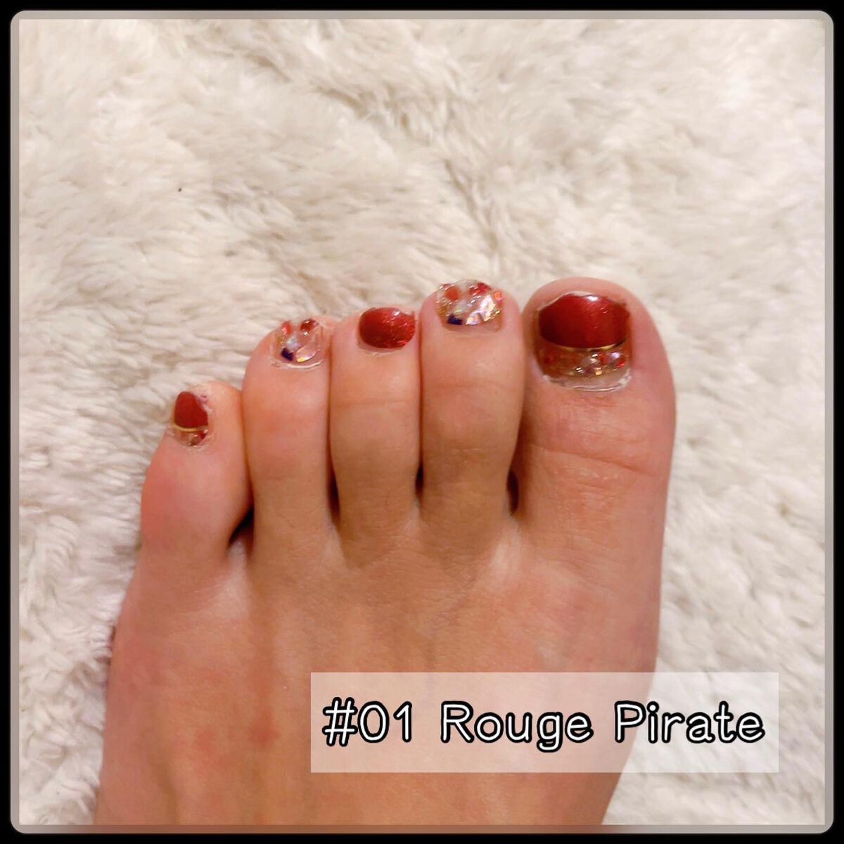 セミキュアジェルネイルシール ハンド用/LYSD’OR/ネイルシールを使ったクチコミ(8枚目)