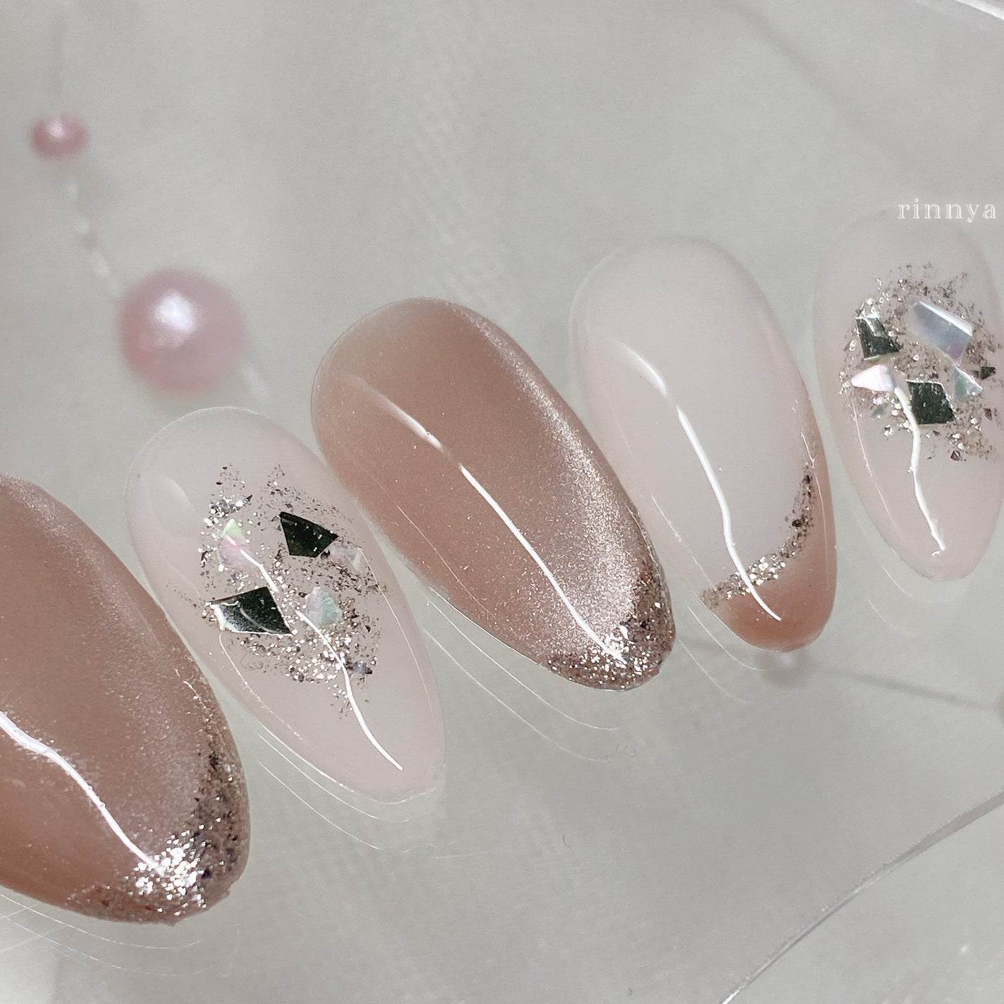 doi nudi gel/nailbayo/ジェルネイルを使ったクチコミ(3枚目)