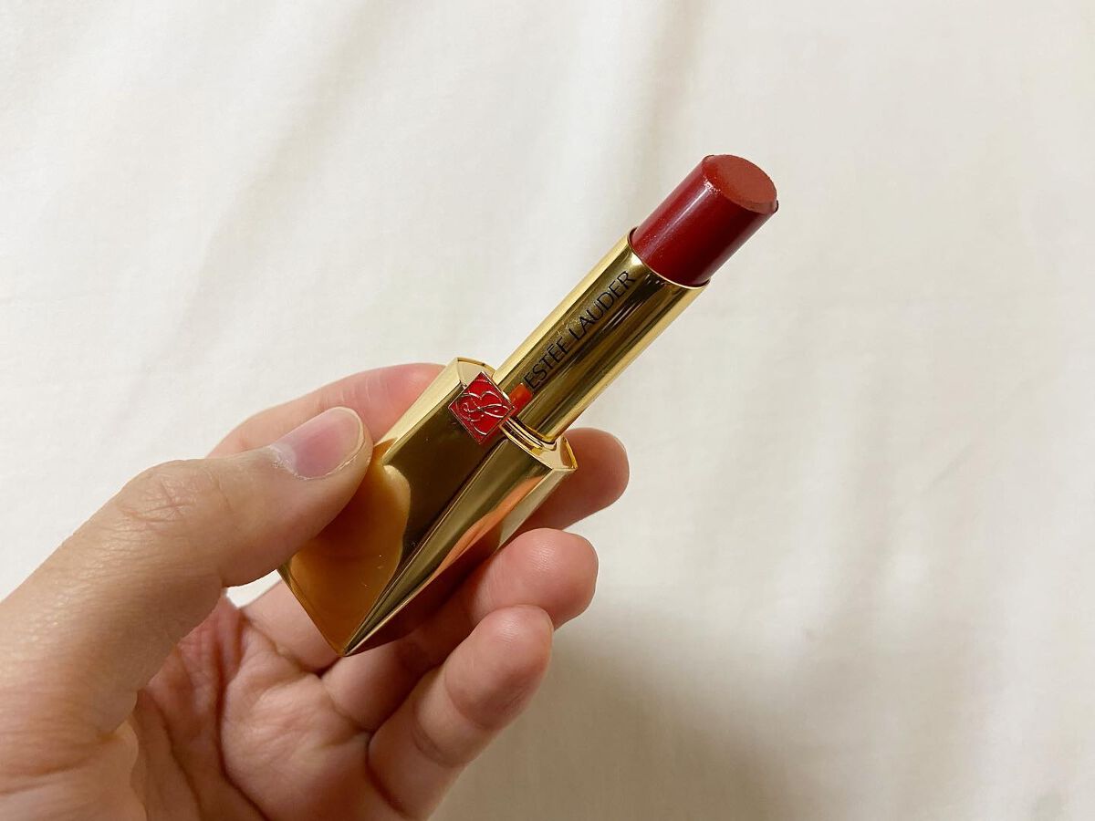 ピュアカラーデザイア リップスティック 311 スタッガー クロム/ESTEE LAUDER/口紅を使ったクチコミ（1枚目）