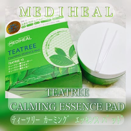 ティーツリーカーミングエッセンスパッド/MEDIHEAL/トナーパッドを使ったクチコミ(1枚目)