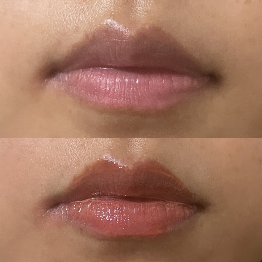 グラスティングウォーターティント 韓服エディション #10 chija beige/rom&nd/リップティントを使ったクチコミ（2枚目）