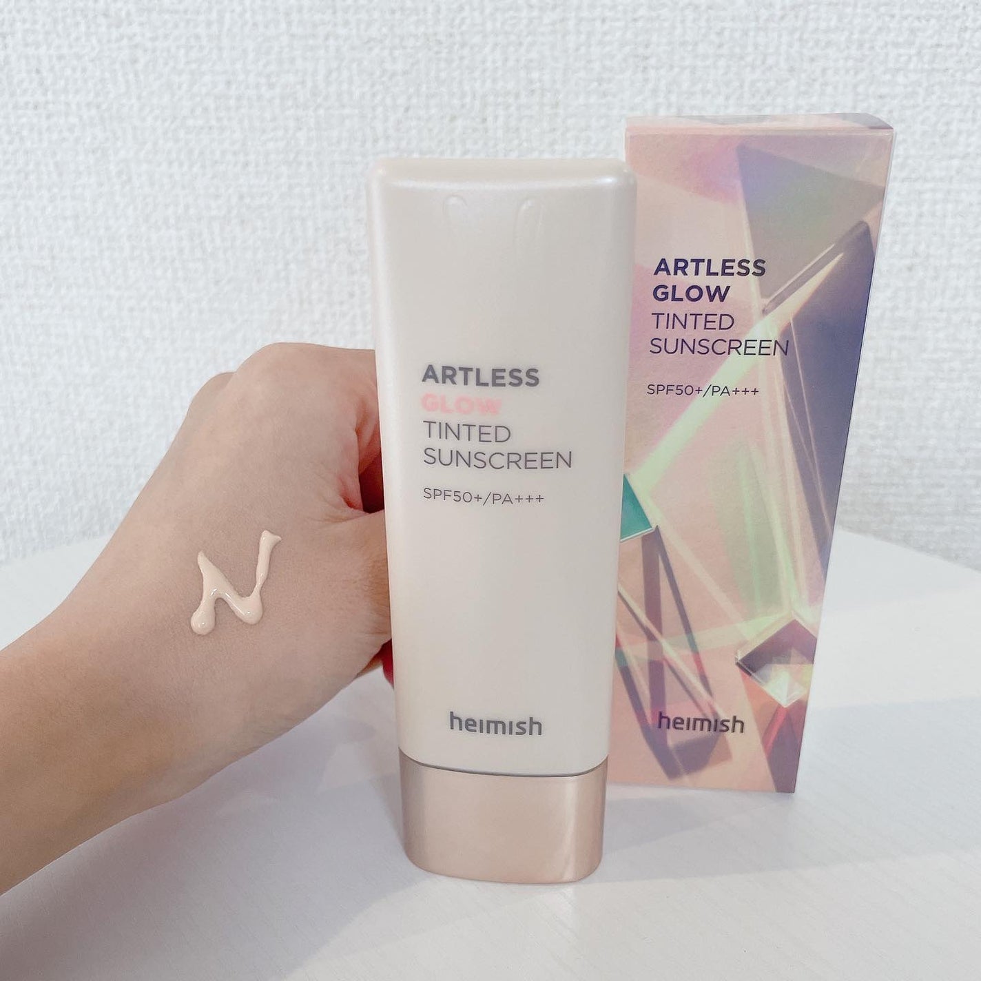 アートレスグロウティンティード日焼け止め/heimish/日焼け止めクリームを使ったクチコミ(1枚目)