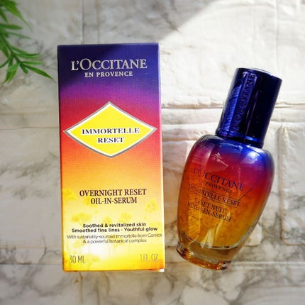 イモーテル オーバーナイトリセットセラム/L'OCCITANE/美容液を使ったクチコミ(2枚目)