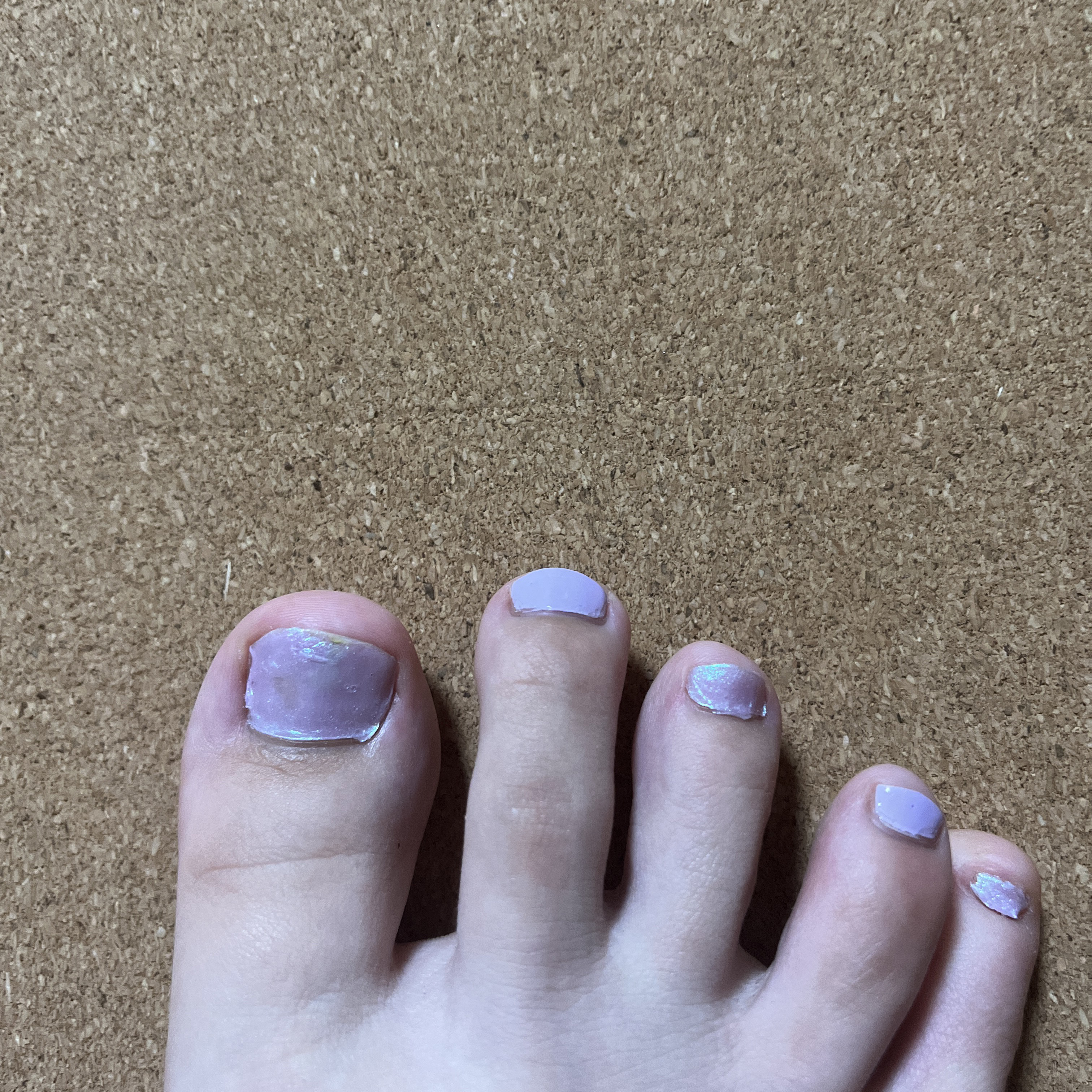 カンコレネイルカラー パープル/DAISO/マニキュアを使ったクチコミ（1枚目）