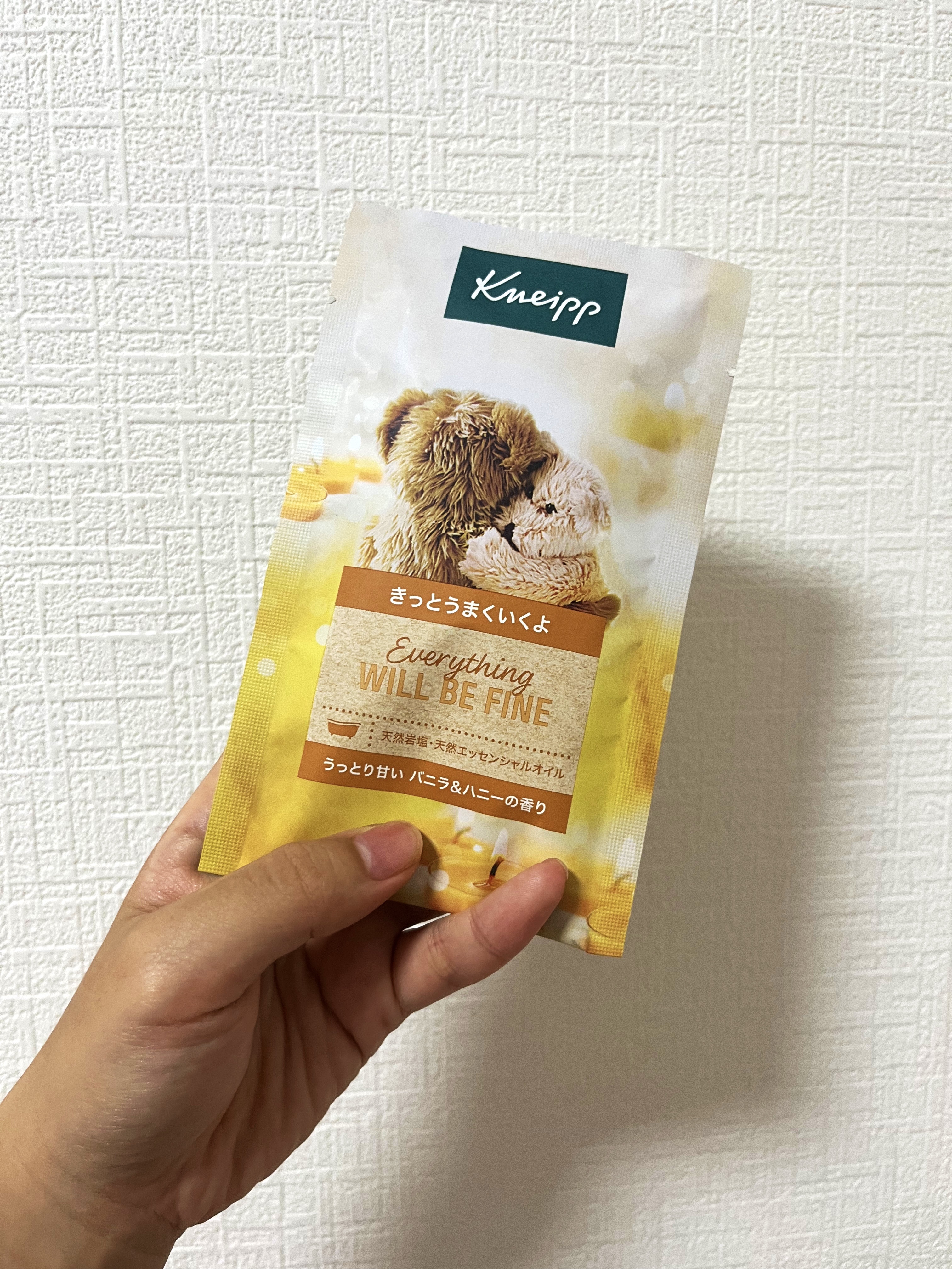 クナイプ バスソルト バニラ＆ハニーの香り/クナイプ/無機塩系入浴剤を使ったクチコミ（1枚目）