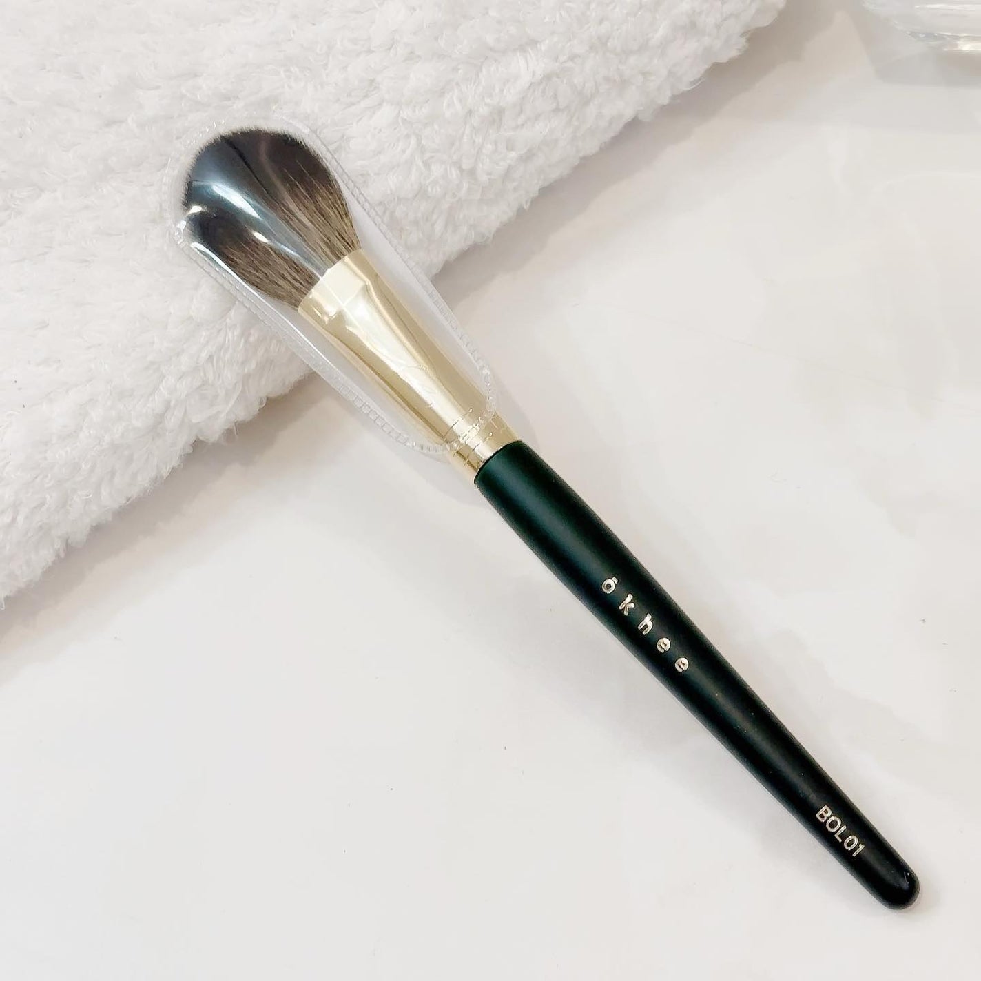 okhee フェイスパウダーブラシ/SOOA DOR/メイクブラシを使ったクチコミ(6枚目)