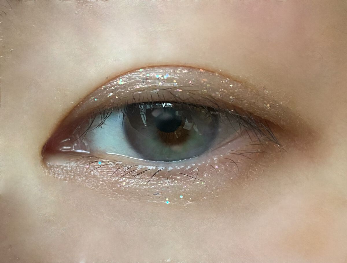 グリーミングアイグリッター/IBIM/グリッターを使ったクチコミ（2枚目）