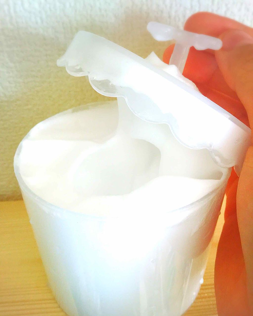 ほいっぷるん/DAISO/その他スキンケアグッズを使ったクチコミ(2枚目)