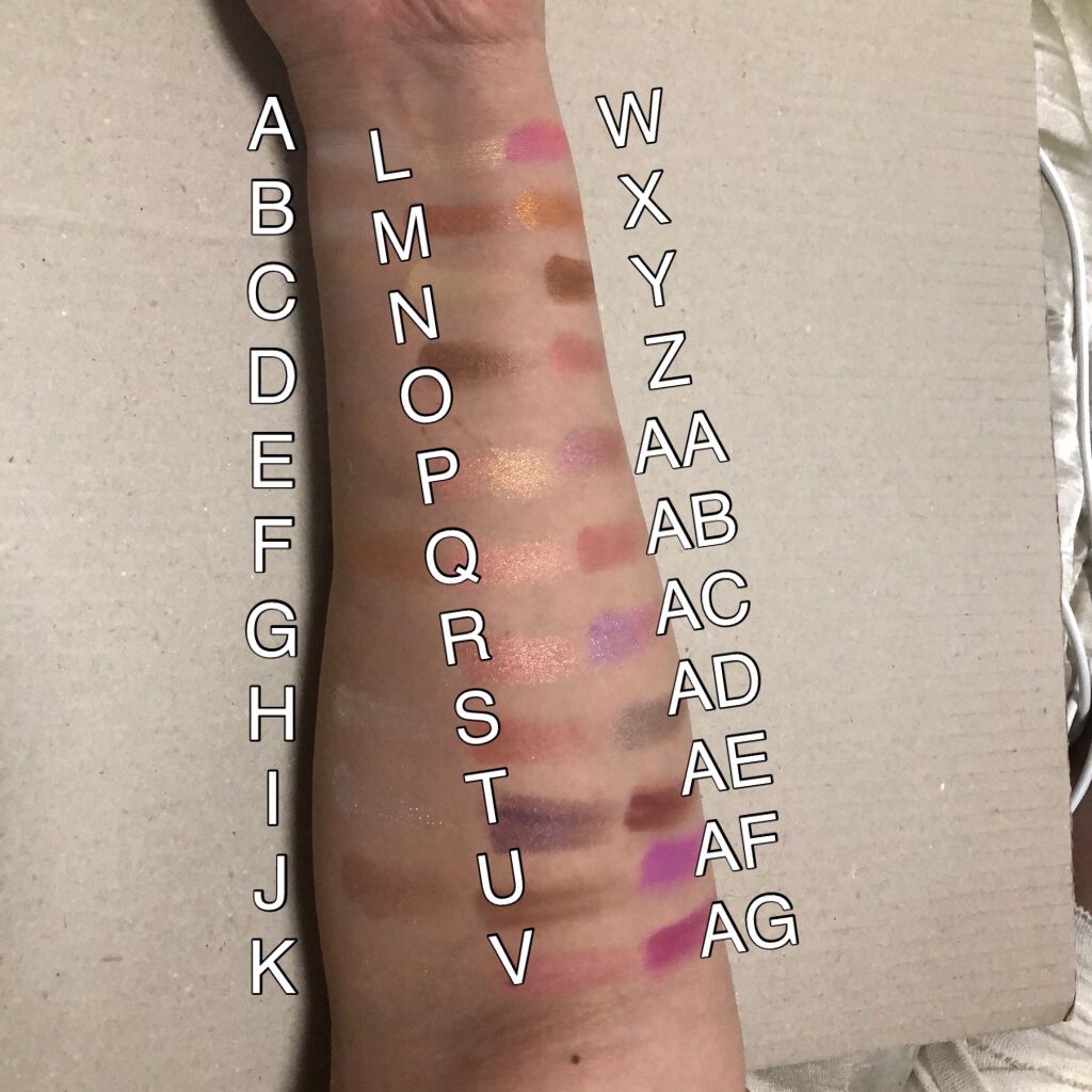 33色プロアイシャドウパレット/Dolly Angel/アイシャドウパレットを使ったクチコミ(3枚目)