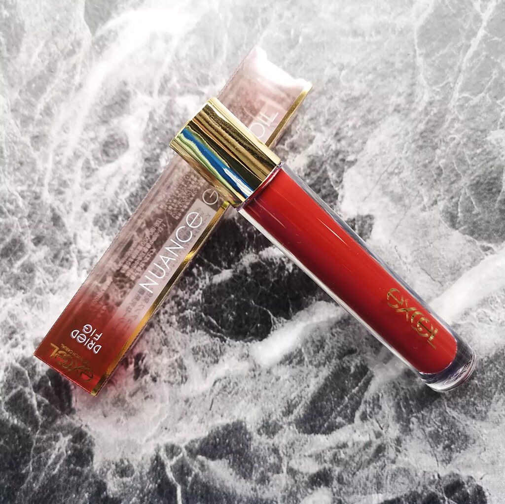 ニュアンスグロスオイル GO04 ドライフィグ/excel/リップグロスを使ったクチコミ（2枚目）