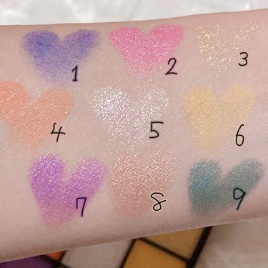 UR GLAM　BLOOMING EYE COLOR PALETTE/U R GLAM/パウダーアイシャドウを使ったクチコミ（3枚目）