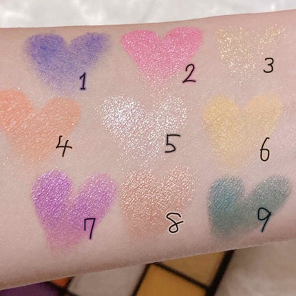 UR GLAM BLOOMING EYE COLOR PALETTE/U R GLAM/アイシャドウパレットを使ったクチコミ(3枚目)