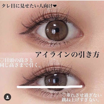 hina on LIPS 「アイシャドウとアイライン(自分がメイクする時に確認する用です💦..」(4枚目)