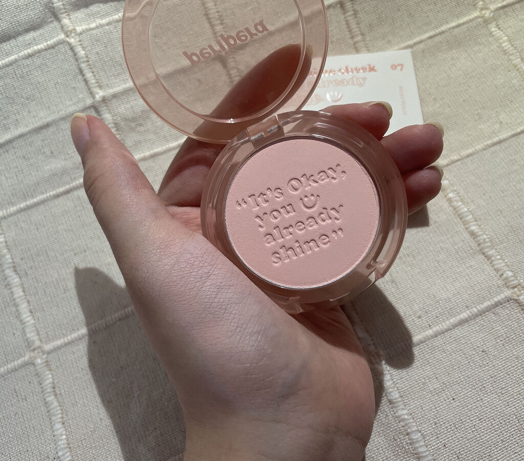 ピュア ブラッシュド サンシャイン チーク/PERIPERA/パウダーチークを使ったクチコミ（3枚目）