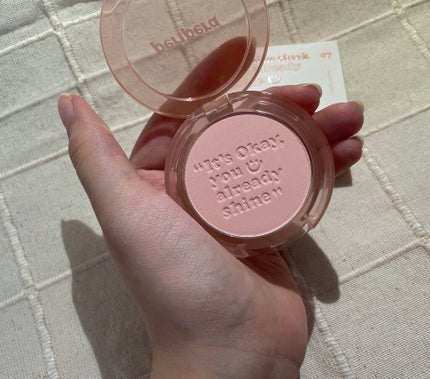 ピュア ブラッシュド サンシャイン チーク/PERIPERA/パウダーチークを使ったクチコミ(3枚目)