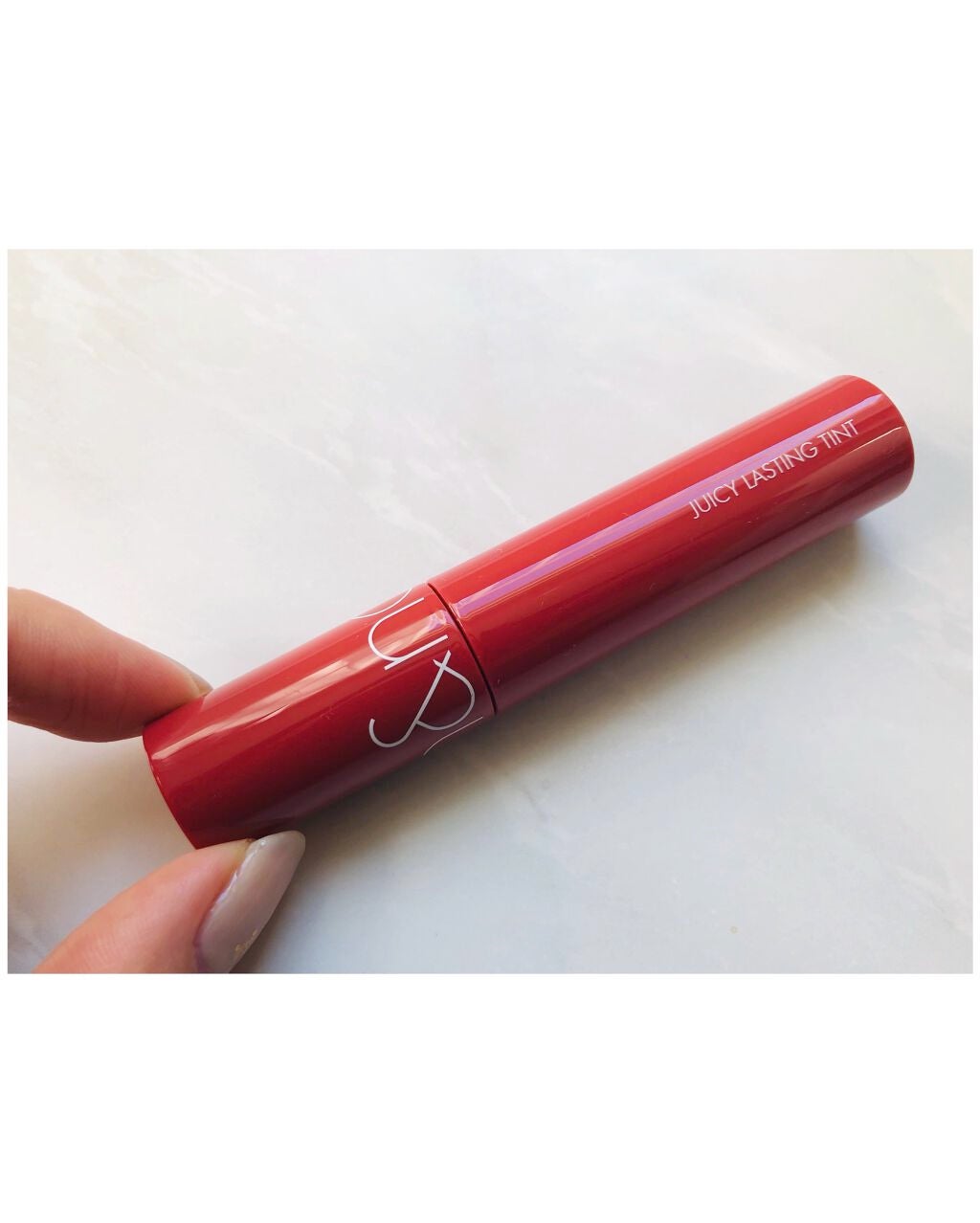 ジューシーラスティングティント/rom&nd/リップティントを使ったクチコミ(3枚目)