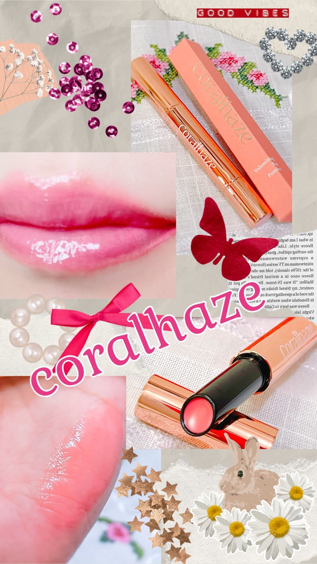 ボリューマイジングフォンデュリップ/Coralhaze/口紅を使ったクチコミ(1枚目)