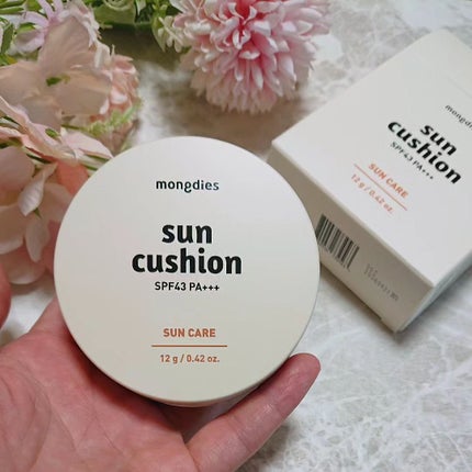 日焼け止めクッション SPF 43 PA+++/モンディエス/日焼け止めローションを使ったクチコミ(3枚目)