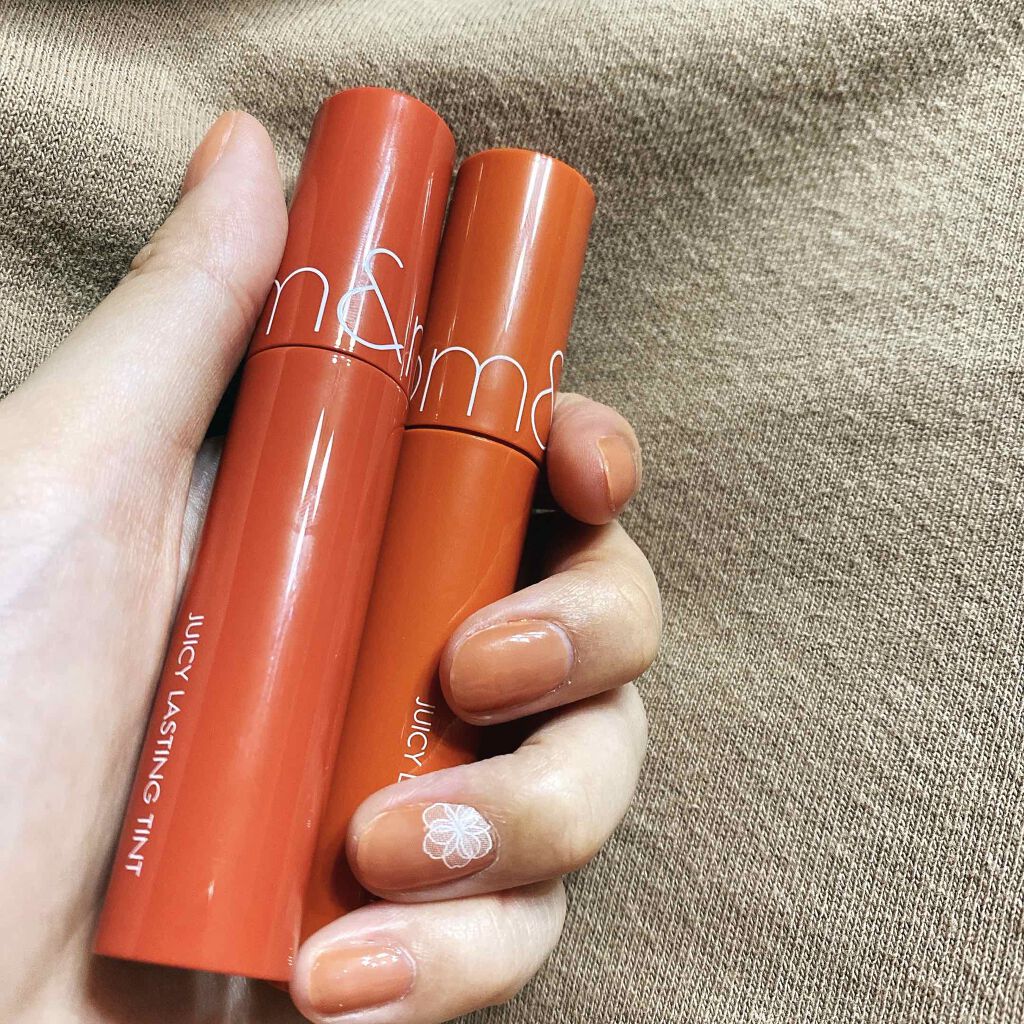 ジューシーラスティングティント/rom&nd/リップティントを使ったクチコミ（1枚目）