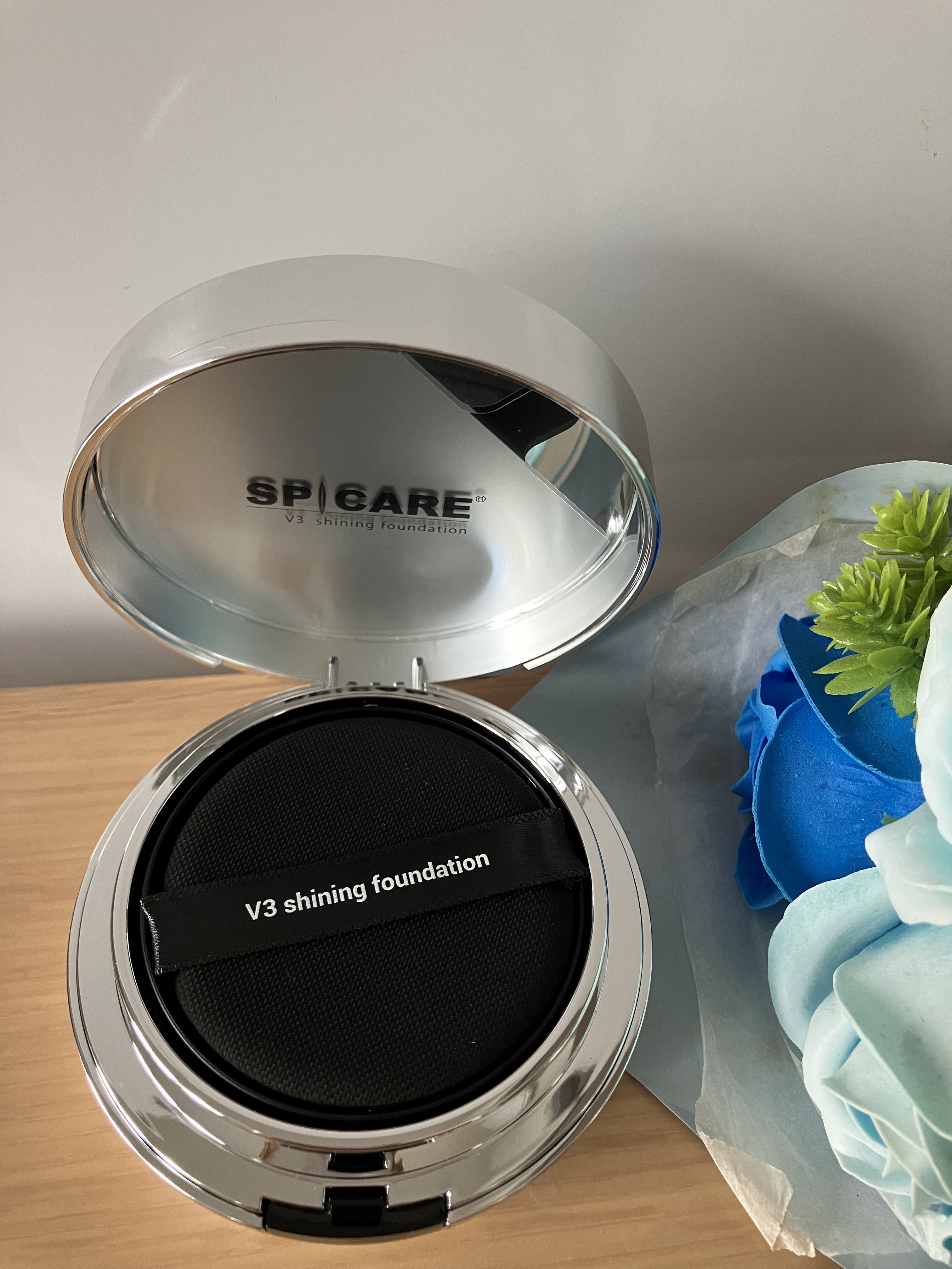 V3シャイニングファンデーション/SPICARE/クッションファンデーションを使ったクチコミ（3枚目）