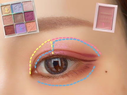 グロウツインカラー/キャンメイク/アイシャドウパレットを使ったクチコミ(5枚目)