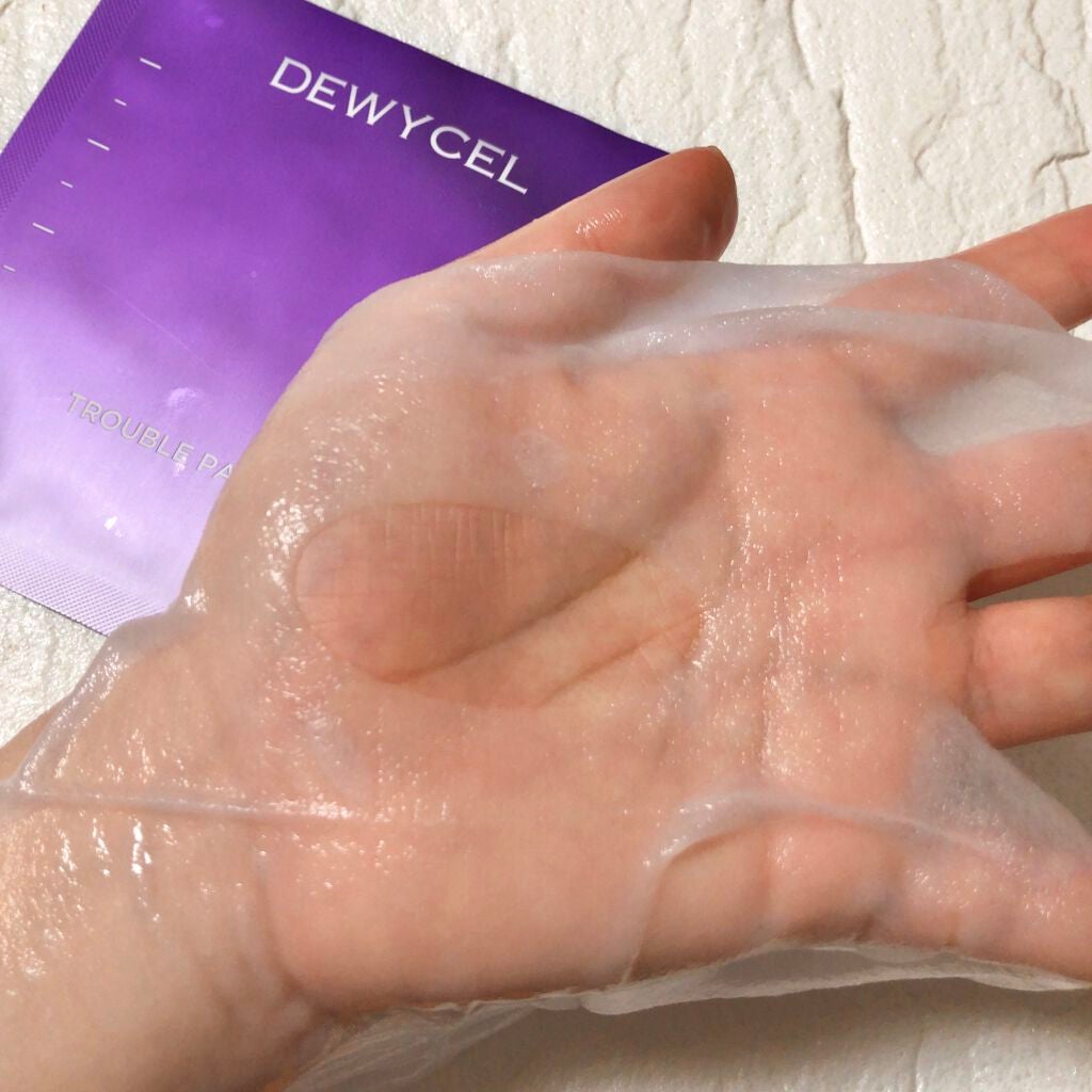 トラブルペアーマスク/DEWYCEL/シートマスク・パックを使ったクチコミ(3枚目)