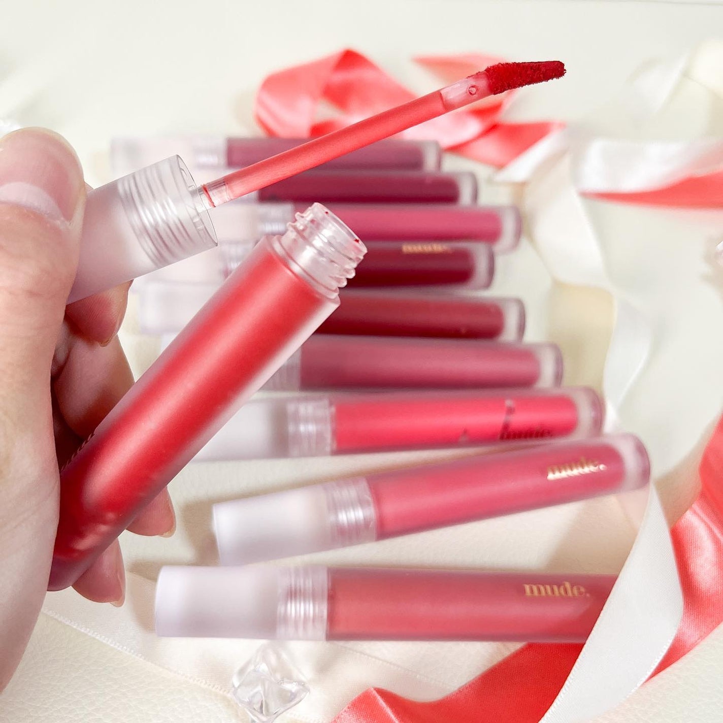 ソフトブラーティント/mude/リップティントを使ったクチコミ(6枚目)