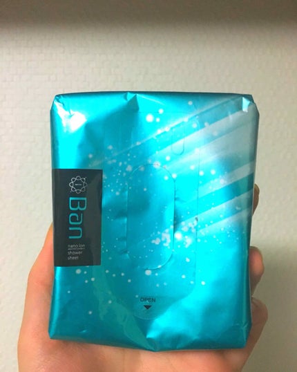 さっぱりシャワーシート(ウォーターリリーの香り)(旧)/Ban/ボディシートを使ったクチコミ(2枚目)