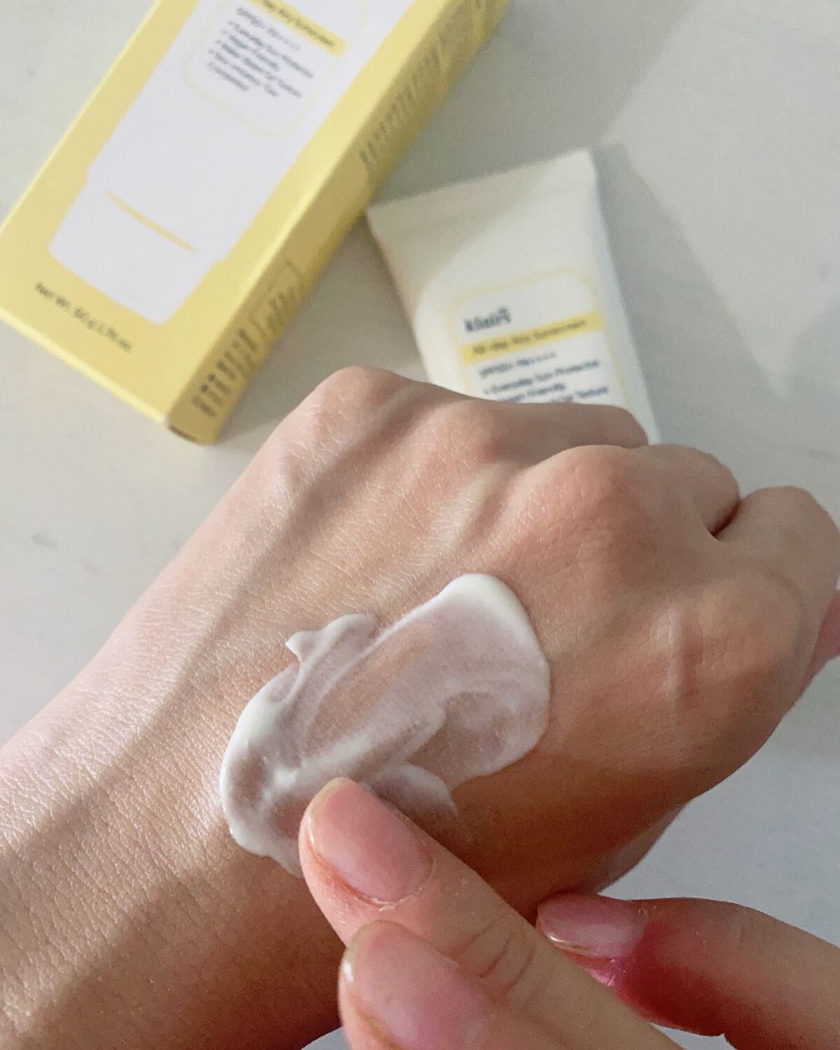 All-day エアリーサンスクリーン50g/Klairs/日焼け止めクリームを使ったクチコミ(2枚目)