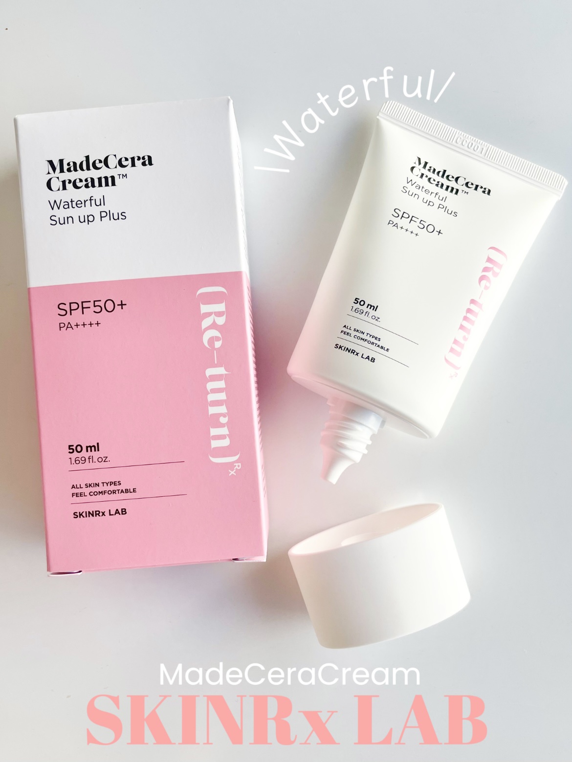 マデセラウォーターフルサンアッププラス/SKINRx LAB/日焼け止めクリームを使ったクチコミ（1枚目）