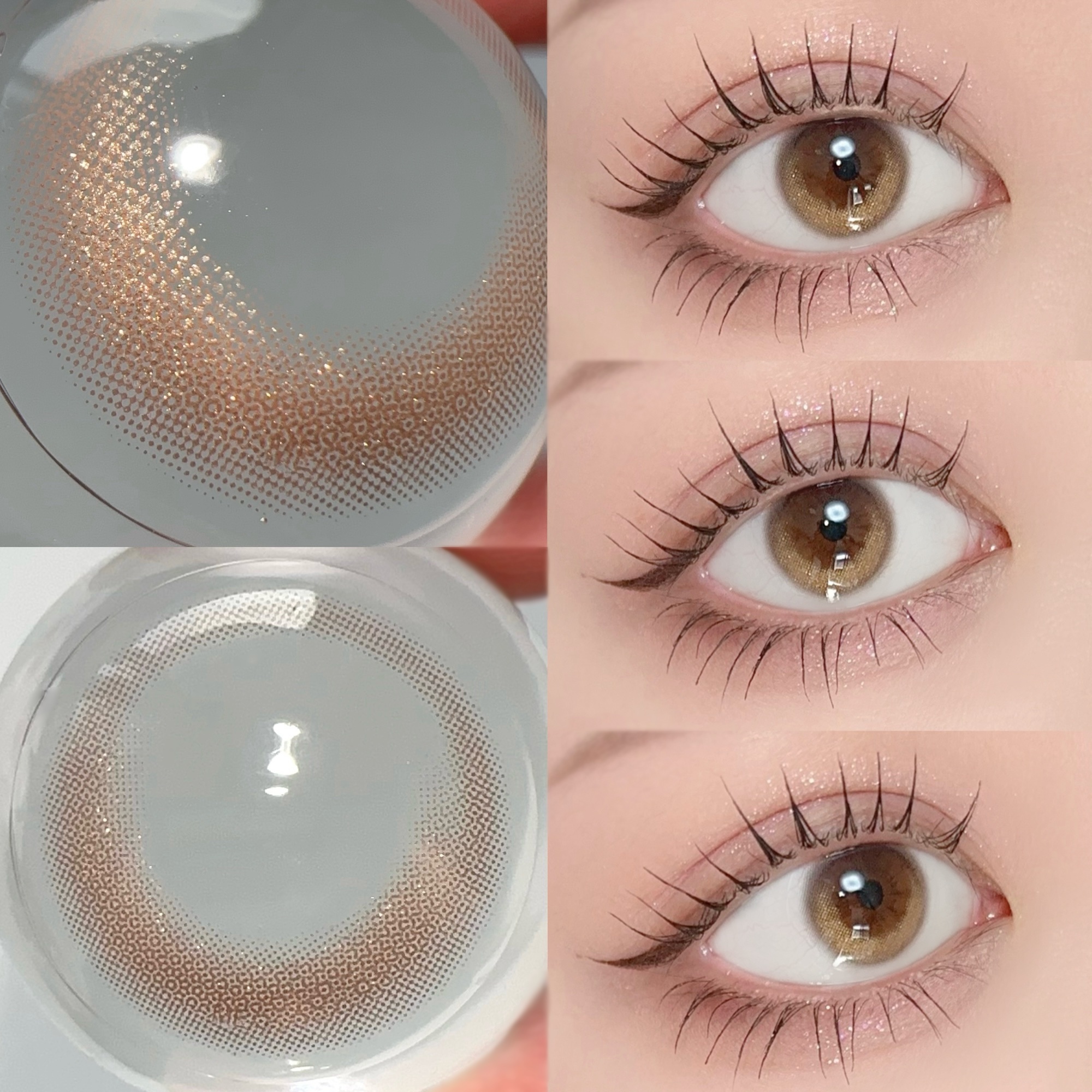 ヌンムルブラウン/LENSME/カラーコンタクトレンズを使ったクチコミ（2枚目）