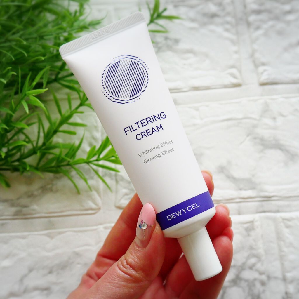 フィルタリングクリーム/DEWYCEL/日焼け止めクリームを使ったクチコミ（1枚目）