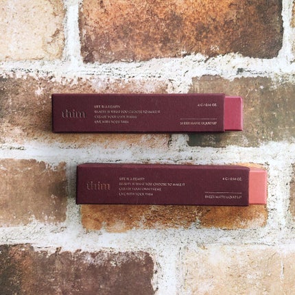 シアーマットリキッドリップ/thim/口紅を使ったクチコミ(5枚目)