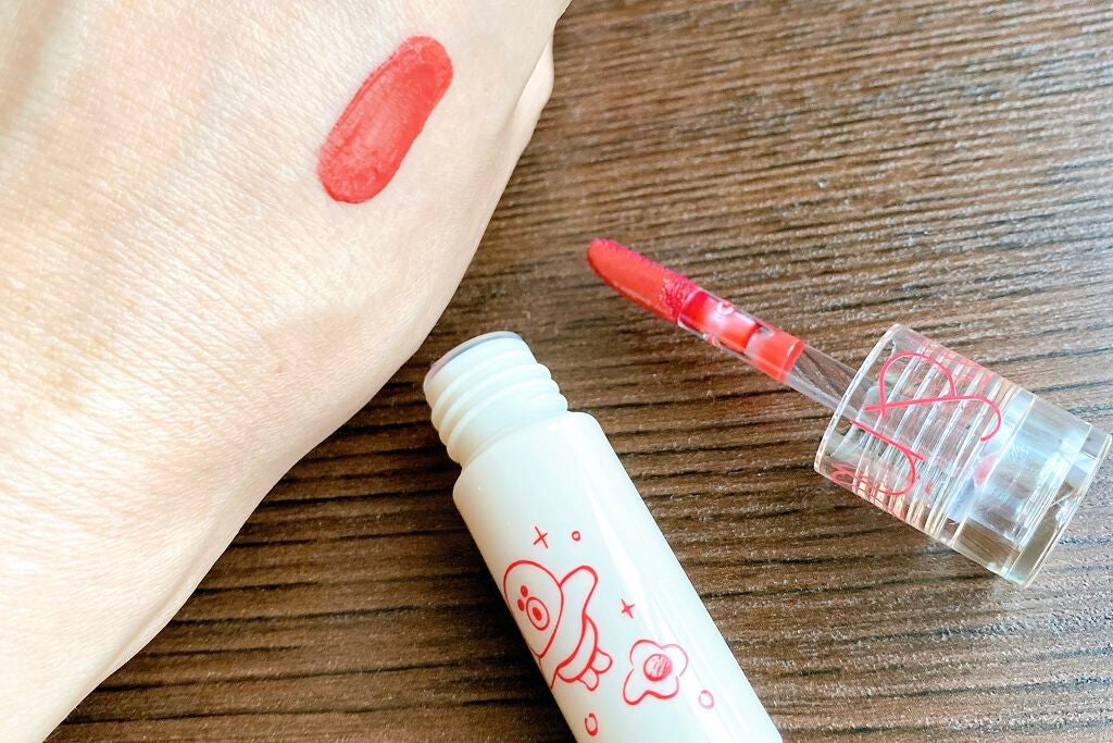 ジューシーラスティングティント/rom&nd/リップティントを使ったクチコミ(2枚目)