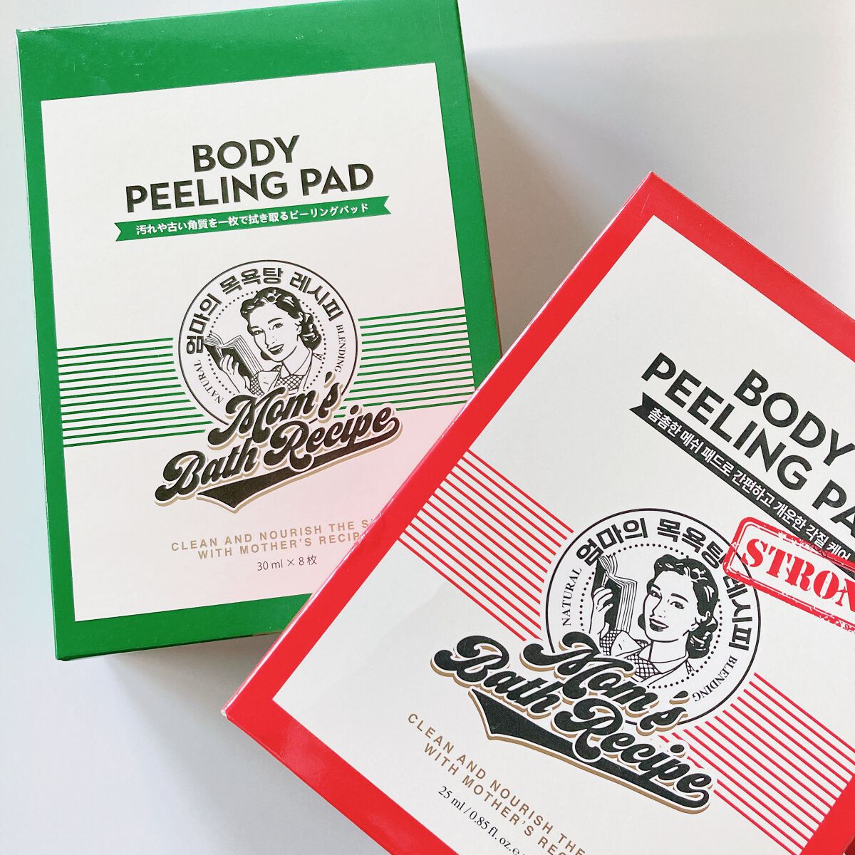 ボディピーリングパッド/Mom’s Bath Recipe/ピーリングを使ったクチコミ（1枚目）