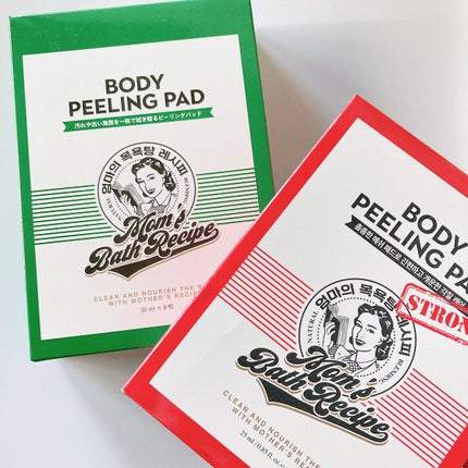 ボディピーリングパッド/Mom’s Bath Recipe/ピーリングを使ったクチコミ(1枚目)