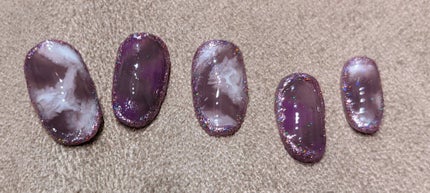 ジェルネイル(ライト対応)/セリア/ジェルネイルを使ったクチコミ(1枚目)