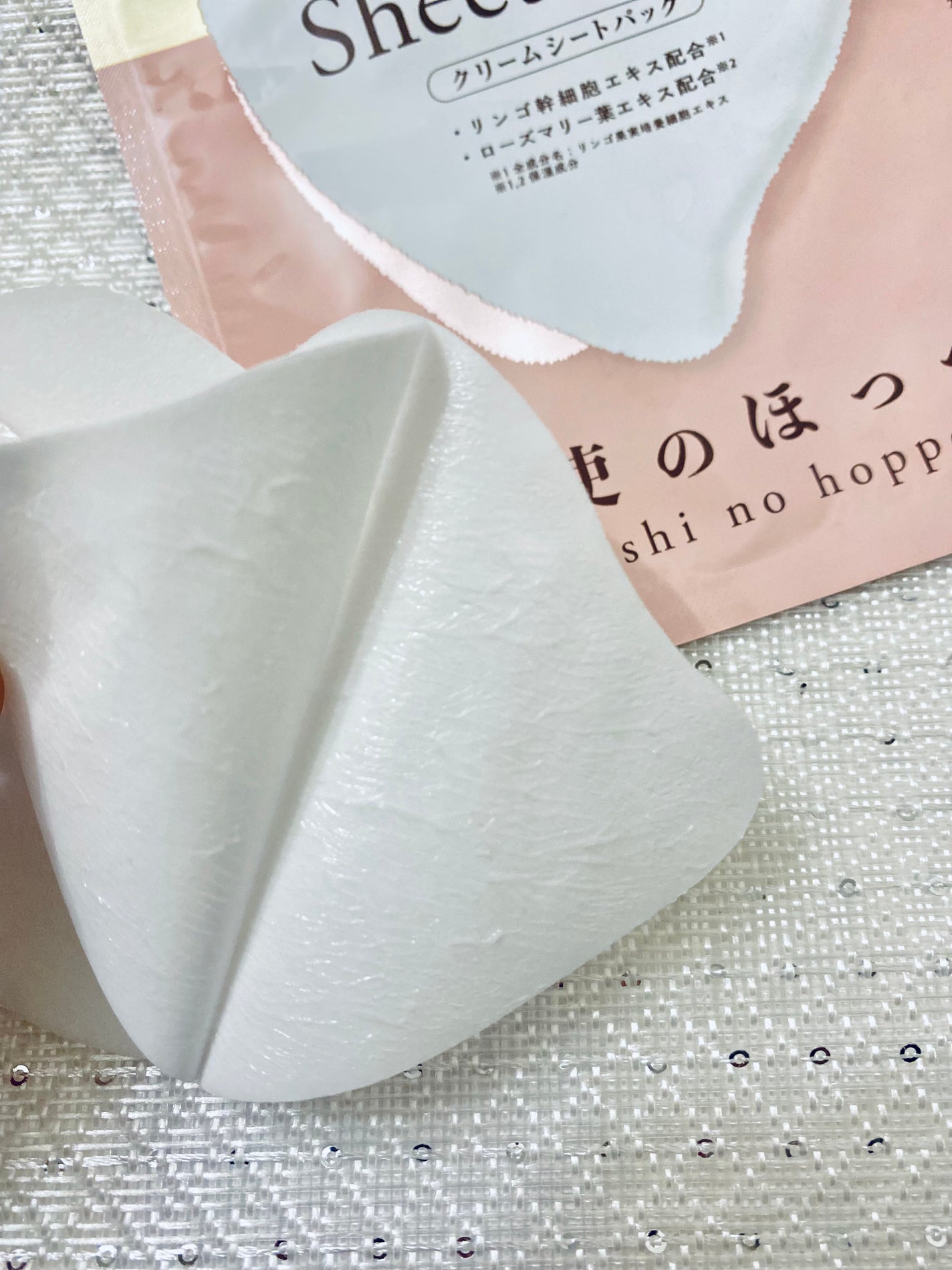 羽型クリームシートパック/天使のほっぺ/シートマスク・パックを使ったクチコミ(3枚目)