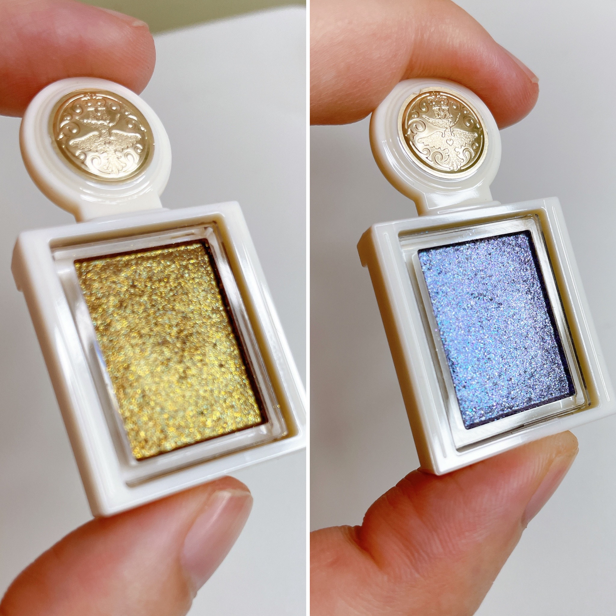 シャドーカスタマイズ　（ブリリアントグリッター）/MAJOLICA MAJORCA/グリッターを使ったクチコミ（2枚目）